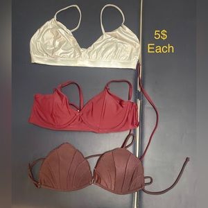 Swim tops rally tops rave tops